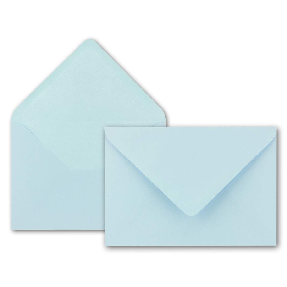 Enveloppes B6 Bleu Ciel 80g/m² - Lot De 50 Pour Cartes Et Invitations
