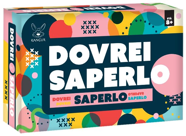KANGUR Giochi di Carte Adulti e Bambini Quiz Giochi di Società Regali Bambini 8 Anni Gioco Educativo in Scatola per Famiglie Party Game Gioco da Tavolo 216 Domande 54 Carte | Dovrei Saperlo