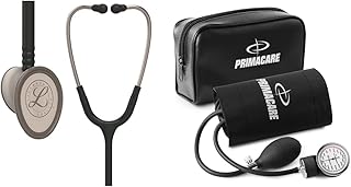 3M™ Littmann® Lightweight II S.E. Stethoscope, 2450, Black Tube, 28 in (71 cm) & Primacare DS-9193 Aneroid Sphygmomanomete...
