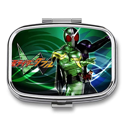 仮面ライダースクエア 薬ケース 常備薬 ミニボックス多機能メタル収納ケース くすりいれケース サプリメントケース 旅行 携帯便利 軽量 安全性 小物入れパーツボックス携帯サプリメントケース 薬ケース