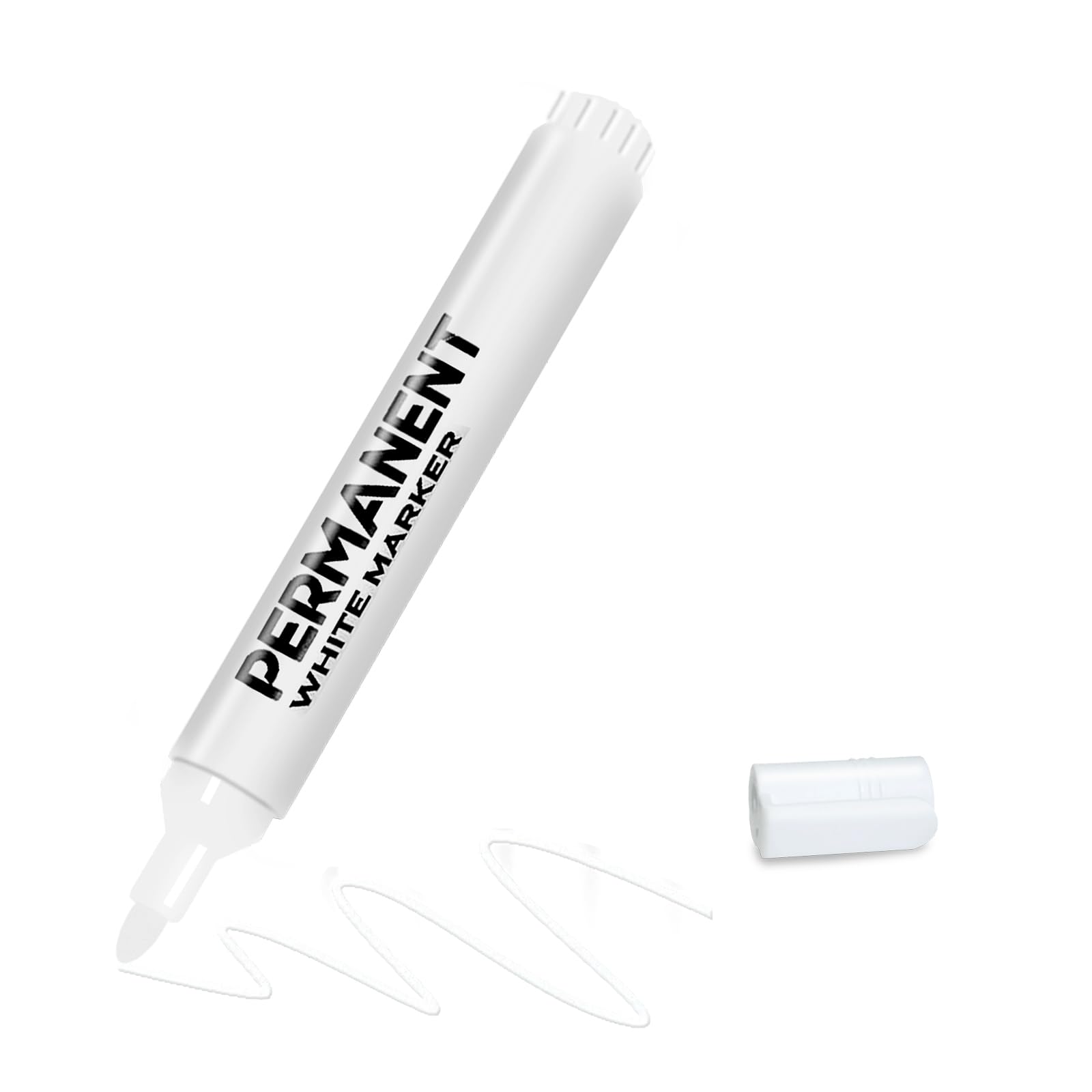 Marqueurs Acryliques - Marqueurs Blancs - 12 Pièces - Pointe Fine 1,0 Mm - Indélébile - Opaque