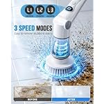 Electric Spin Scrubber, Cordless Shower Scrubber Brush with 8 Heads - Image 6