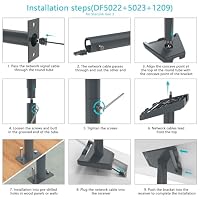 HOLACA Halterung für Starlink Standard 4X/4/Gen3/V2/Mini/Mini X, Verstellbare Dachhalterung, Stabiler Halt, Zubehör für Starlink Internet Kit – Ansicht 8