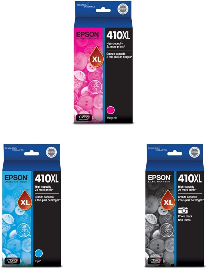 Epson T410 Claria Premium -Ink High Capacity Magenta -Cartridge (T410XL320-S) for Select Expression Premium Printers & EPSON T410 Claria Premium & EPSON T410 Claria Premium