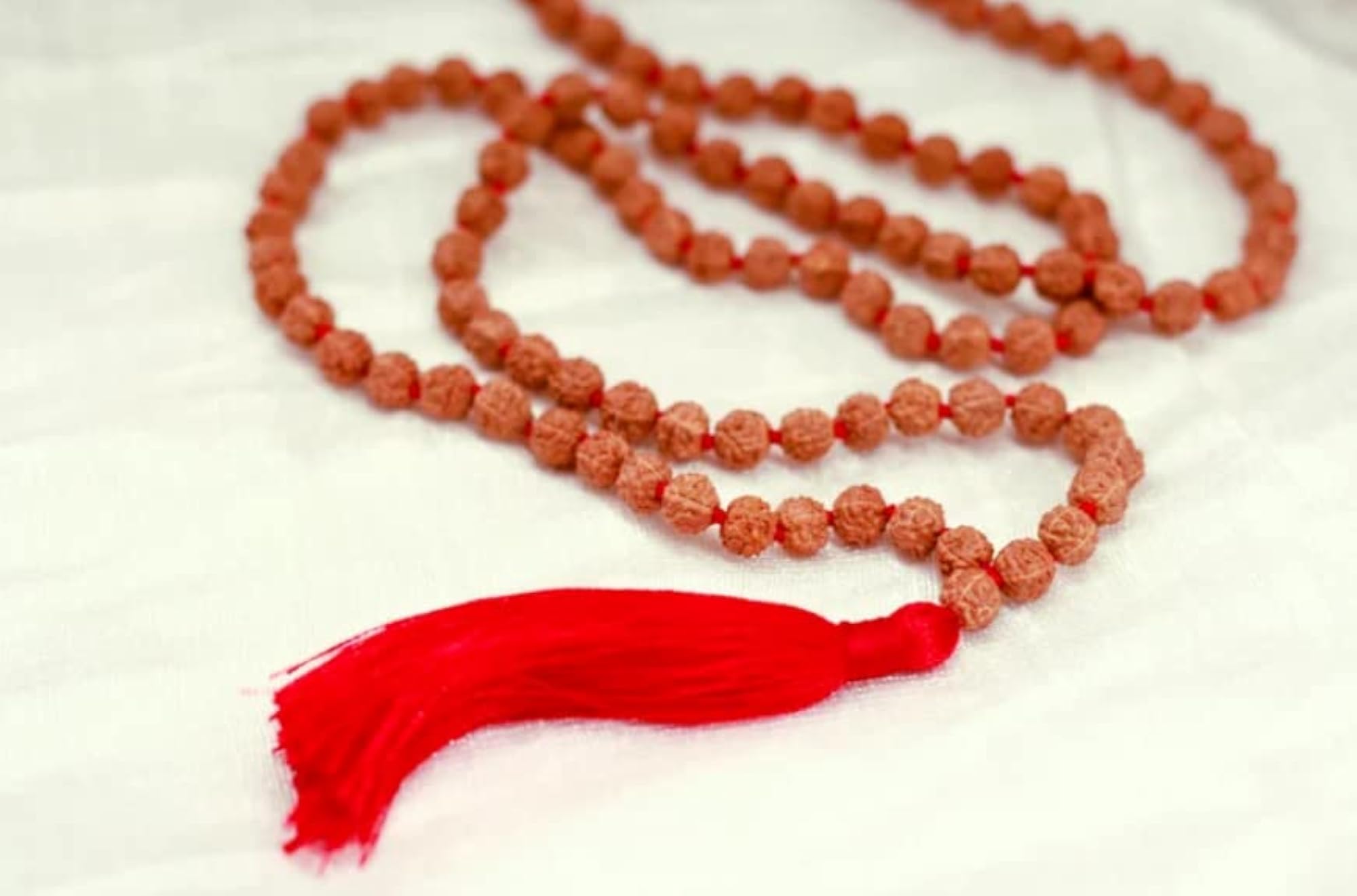 5 Mukhi Rudraksha Mala, 108 Beads, Unisex