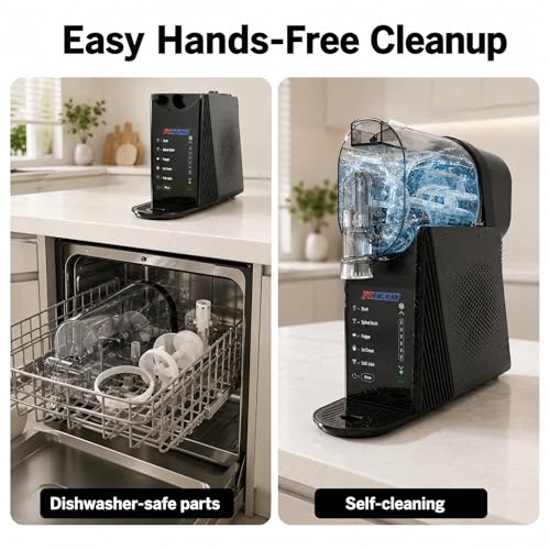 Image of 85oz Slushy Maker Machine for Home, Slushie Machines No Ice Needed Countertop with 5 Presets, Auto-Clean, Frozen Margaritas, Cocktails, Frappes, Smoothies, Milkshakes Summer Parties Gifts