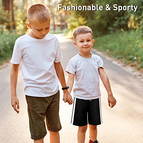 Resinta 4 Pack Toddler Boy Mesh Active Shorts Quick Dry Athletic Performance Basketball Shorts #TOP4