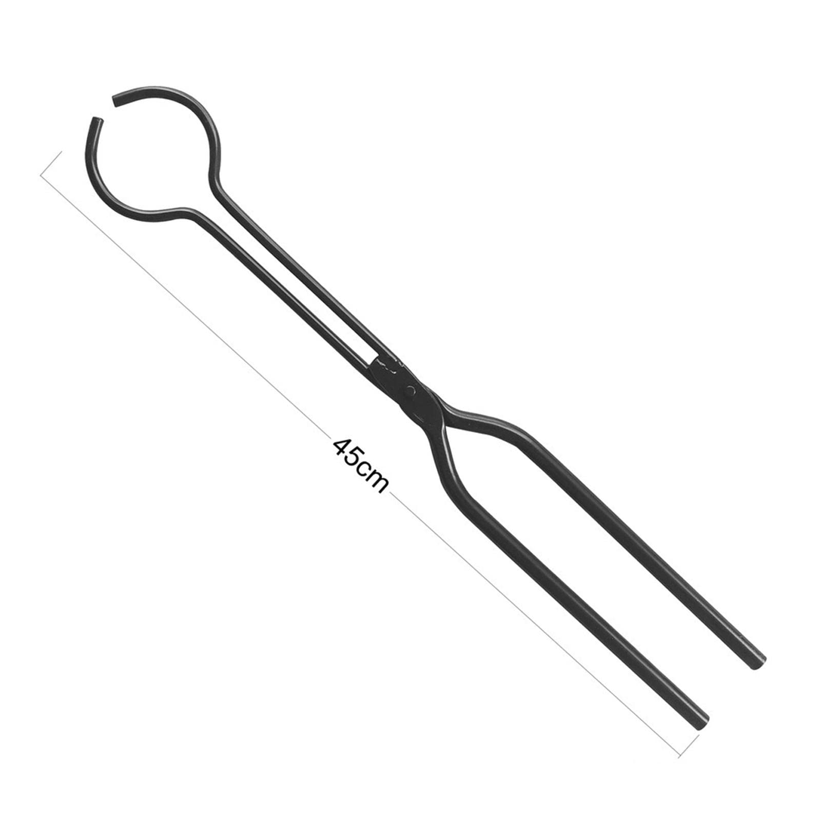 Set di 3 pinze per crogiolo, pinze per fonderia, strumento per la creazione di gioielli, per colata e raffinazione, argento rotondo