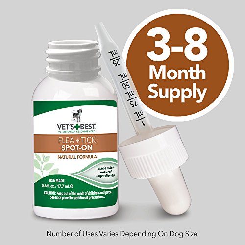 Vet's Best Flea and Tick Spot-on Drops | Topical Flea Treatment Drops for Dogs | Flea killer with Certified Natural Oils… - Image 5
