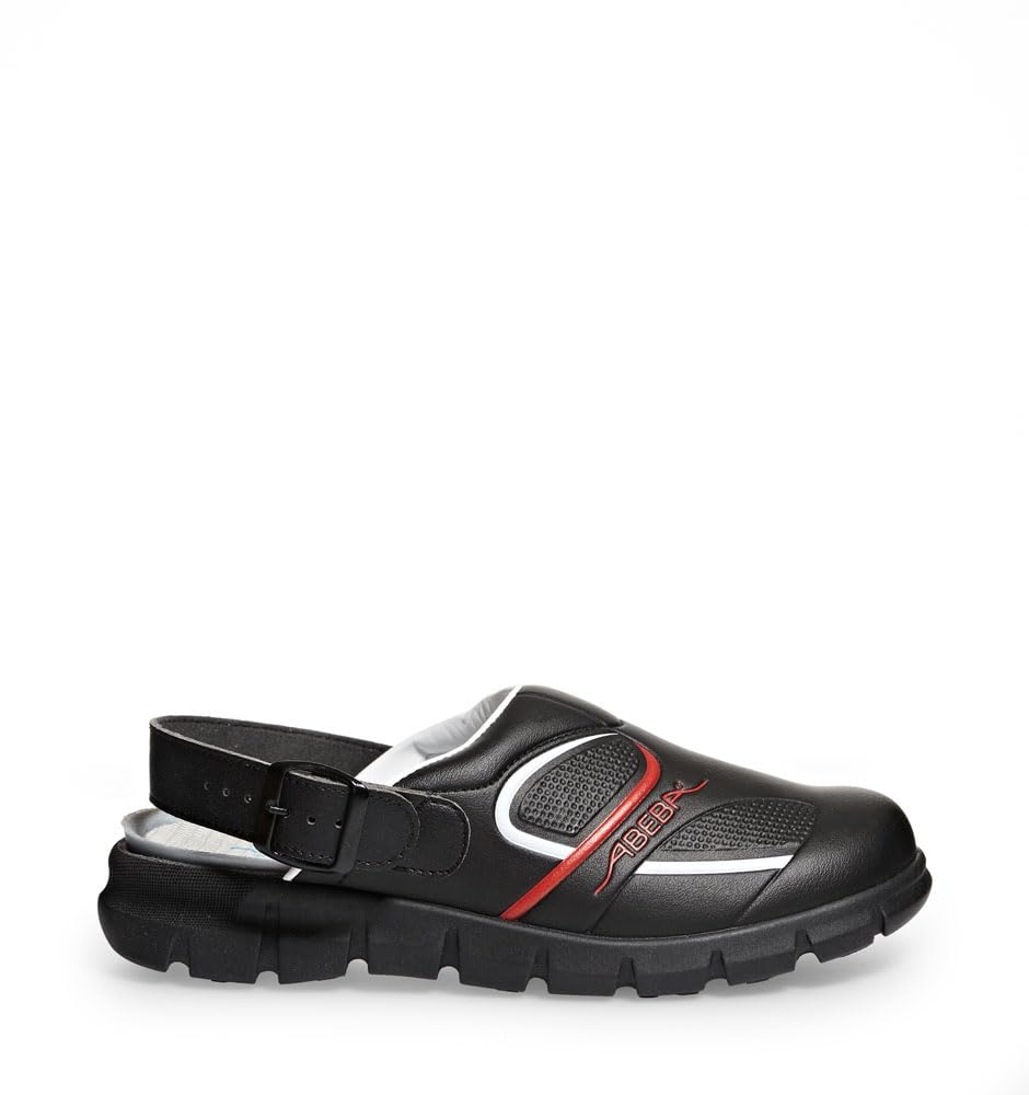 Abeba 7332-41 Dynamic Chaussures sabot Taille 41 Noir/Rouge