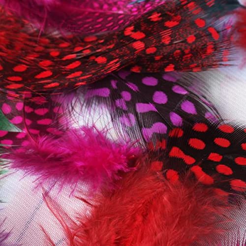 50 Plumes De Poulet Naturelles Décoratives - 12 à 15 Cm - Pour Créations DIY