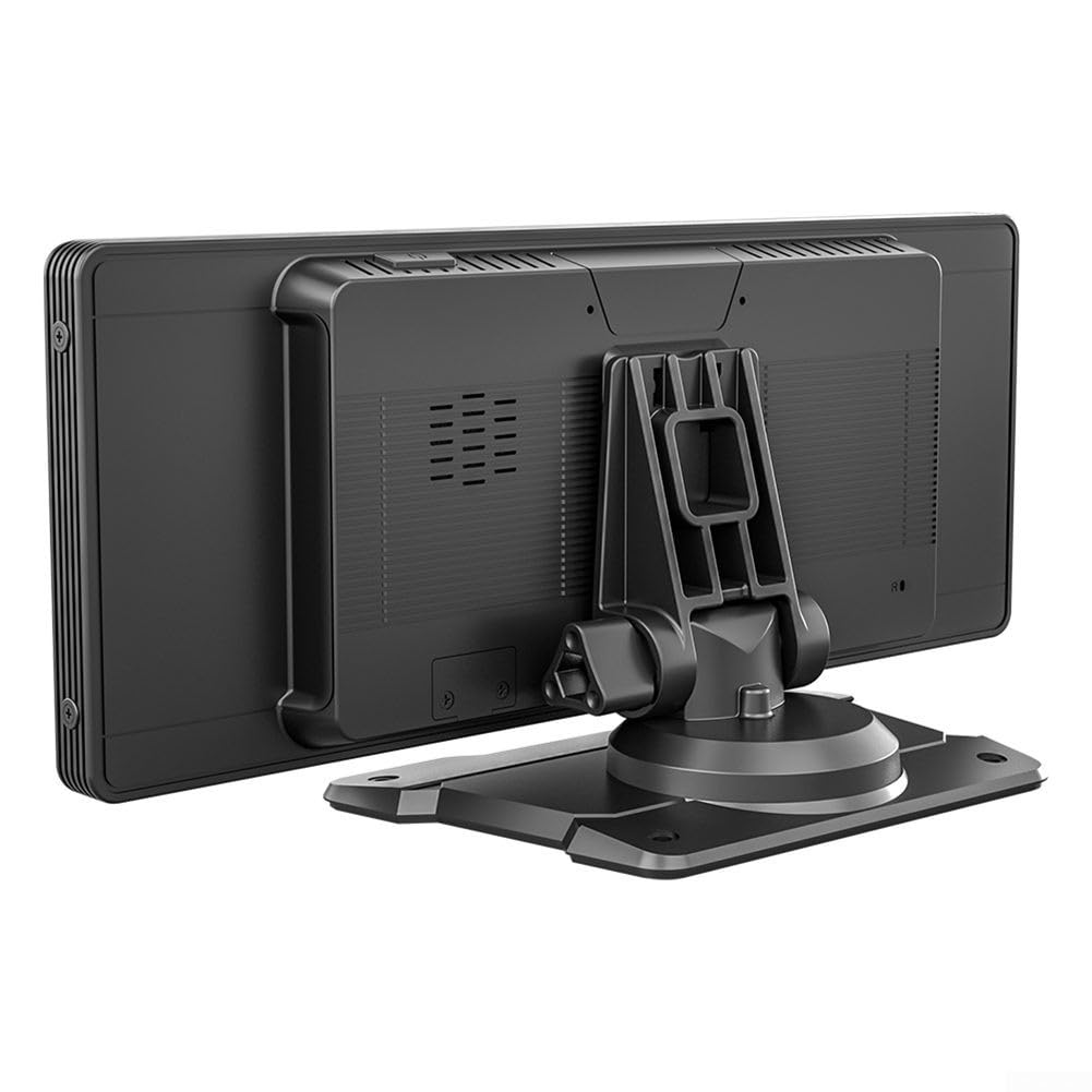Lettore multimediale per auto, display IPS da 10,26 pollici, wireless, per schermo Carplay e unità principale con supporto per cruscotto, controllo vocale a mani libere, lettore video HD per