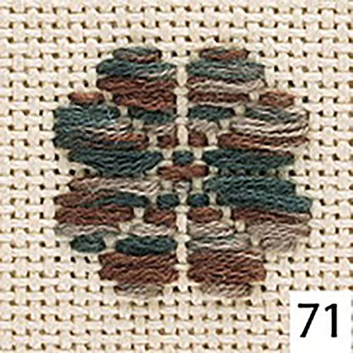 Olympus Kogin Sashiko Thread - Variegated - Japanese Embroidery & Quilting (# 71 Brown) #TOP1