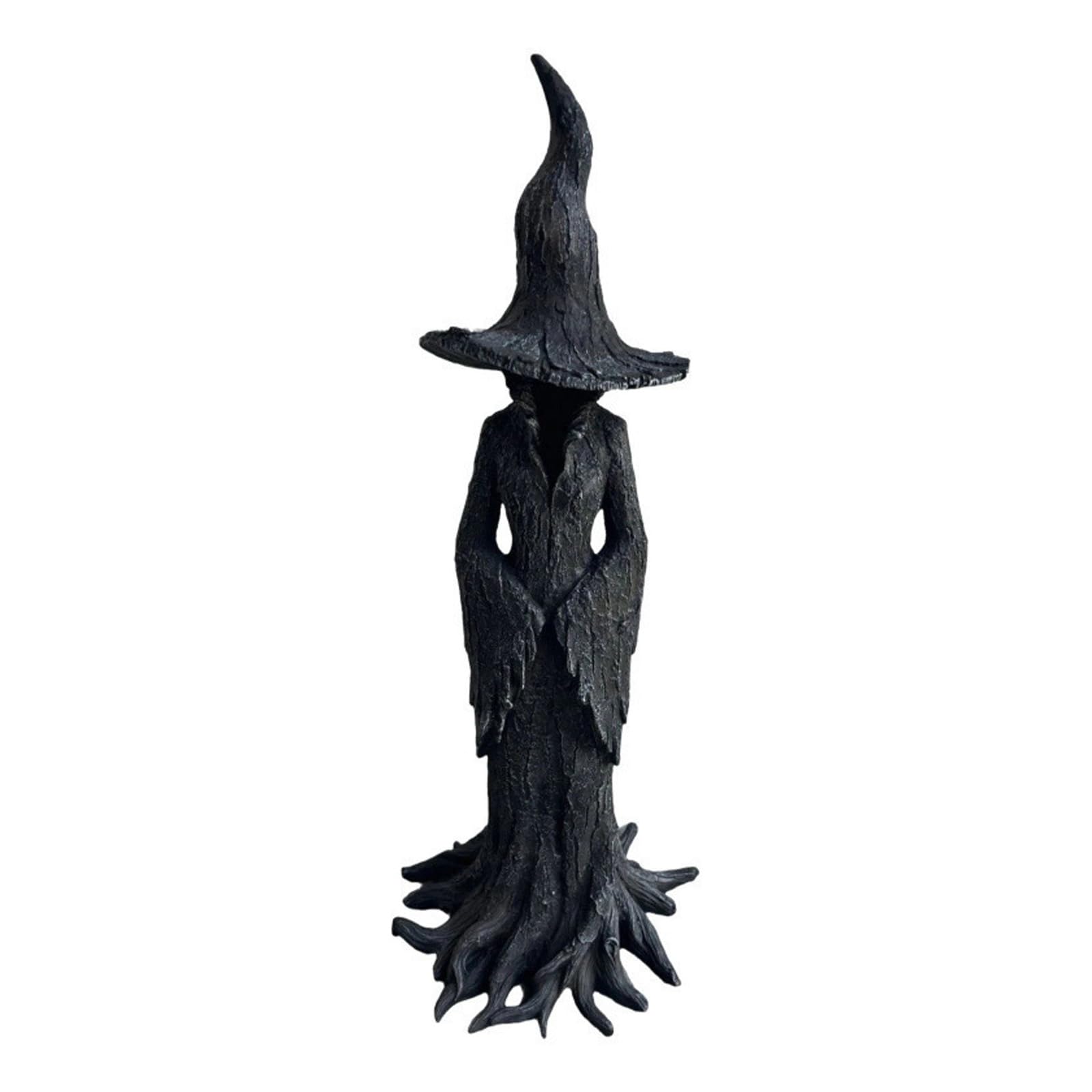 HZBB Halloween Resin Witch Sculpture Indoor Outdoor Holiday Decor for Mantel Display and Giving Giving Statue for Decor Halloween Craft Vibrant Figurine Holiday Sculpture Collection Mantel