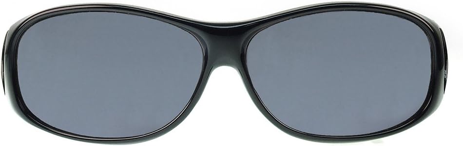 Jonathan Paul Fitovers Element Medium Polarized Over Sunglasses ; Matte-Black & Polarvue Gray - Image 3