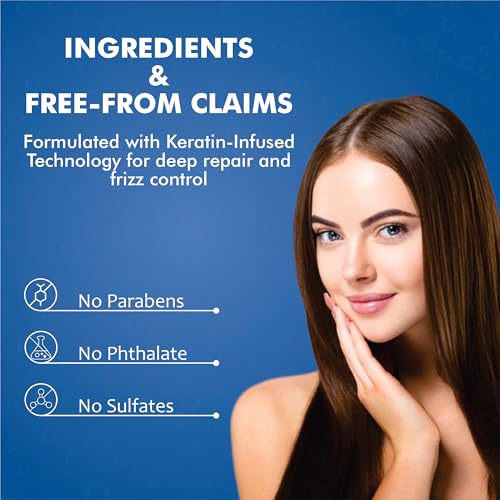 Image of keratin smoothning hair Repair Mask for Dry & Damaged Hair | sulfate and paraben free | Professional mask for Strengthening and Repairing Hair | For Chemically Treated Hair Type