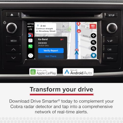 Image of Cobra RAD 390 Laser Radar Detector, New Model with Long Range Detection