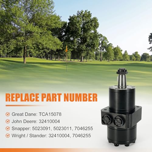 Image of Wheel Motor Hydraulic Motors Fits for Hydro Gear HGM-12P-7172, Ferris 23091 5023091SM, Great Dane TCA15078, Gravely 4915500 00882300, John Deere 32410004