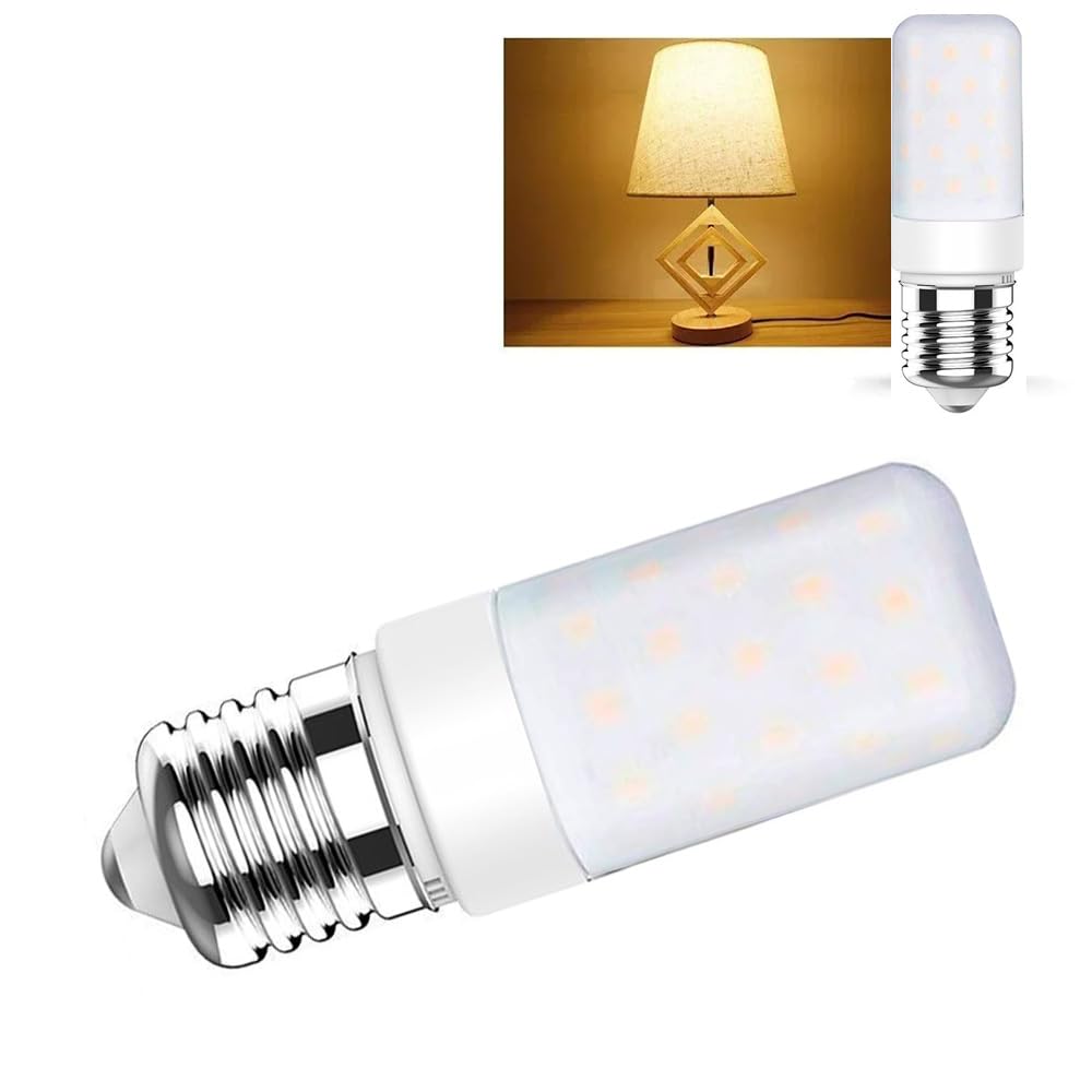 6 Szt. 220V E27 12W LED Żarówka Świecowa Cylindryczna Żarówka Kukurydziana Ciepła Biała Lampa Bagnetowa Candelabra Do Oświetlenia Biurowego W Pokoju