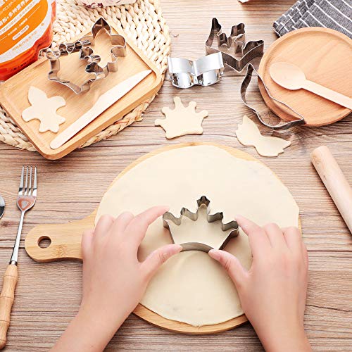 7 Pieces Mardi Gras Cookie Cutters Set Crown Masquerade Fleur De Lis Shaped Biscuit Molds For Diy Baking Cake Craft Pastry Bakeware Decoration #TOP3