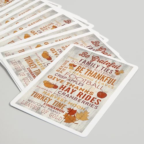 Baraja Póker Be Grateful, 52 cartas tamaño póker miniatura 5