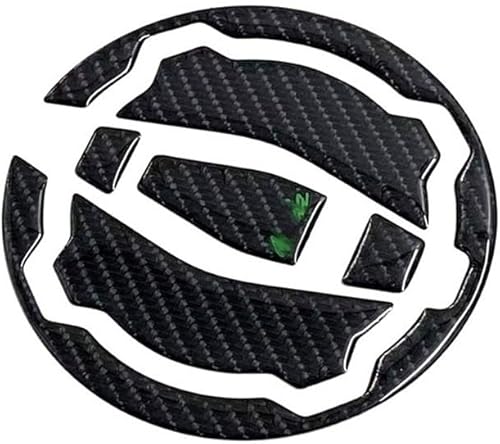 Miniatura 4 de Adhesivos de motocicleta para Ka & wasaki Z900 Z400 Ni & nja 400 Ni & nja650 Z650 X300 V & ersys 650 1000 fibra de carbono Tapa del depósito de