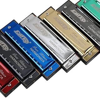 East top Paquet de 7 Harmonicas Blues Diatonique 10 trous Ensemble professionnel avec 7 touches emballées, A, B, C, D, E… - Les Beatles, Paul McCartney, John Lennon, RIngo Starr, George Harrison East top Paquet de 7 Harmonicas Blues Diatonique 10 trous Ensemble professionnel avec 7 touches emballées, A, B, C, D, E… – Image 3