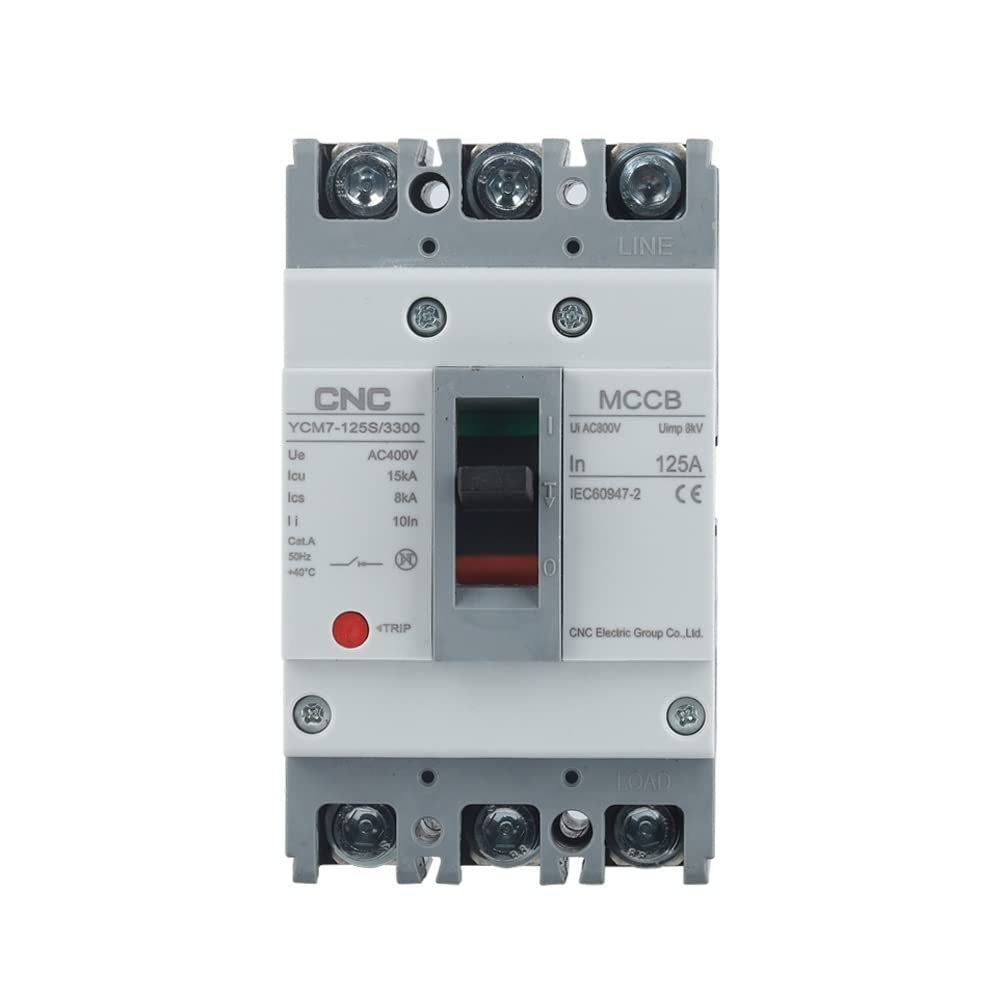 Interruttore Magnetotermico Differenziale 3P 125A AC400V 15kA MCCB interruttore di protezione solare del motore della cassa modellata(80A)