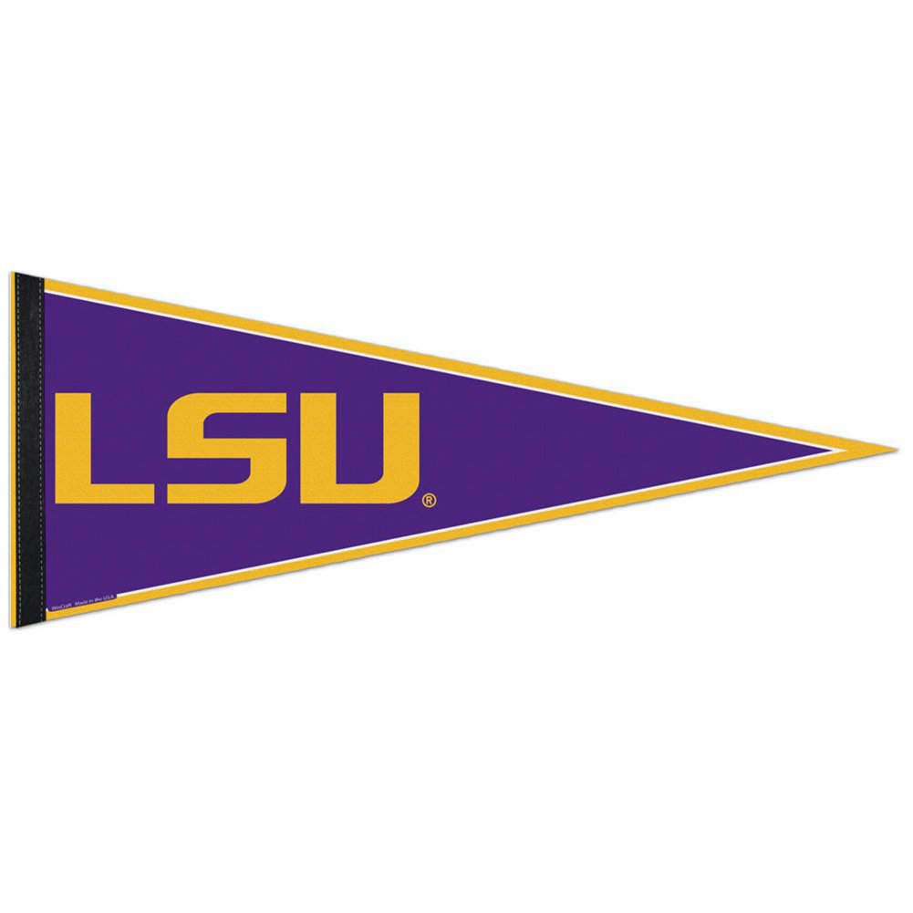 Fanion LSU Tigers WinCraft 12 X 30 en feutre de qualité supérieure