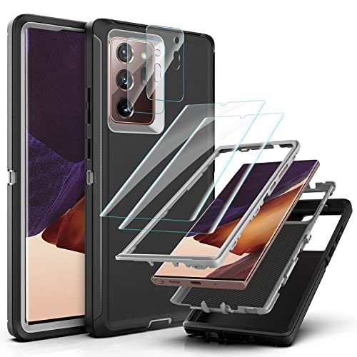 Coque Galaxy Note 20 Ultra YmhxcY etui protection integrale antichoc gris