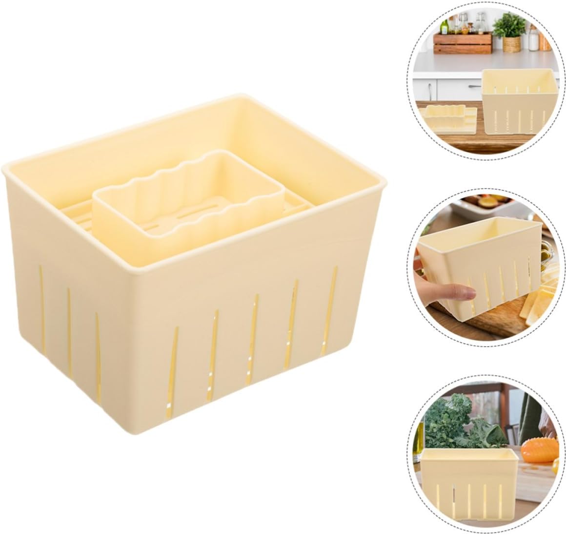 4pcs Tofu Cheese Press Mold Plastic Cheese Making Supplies