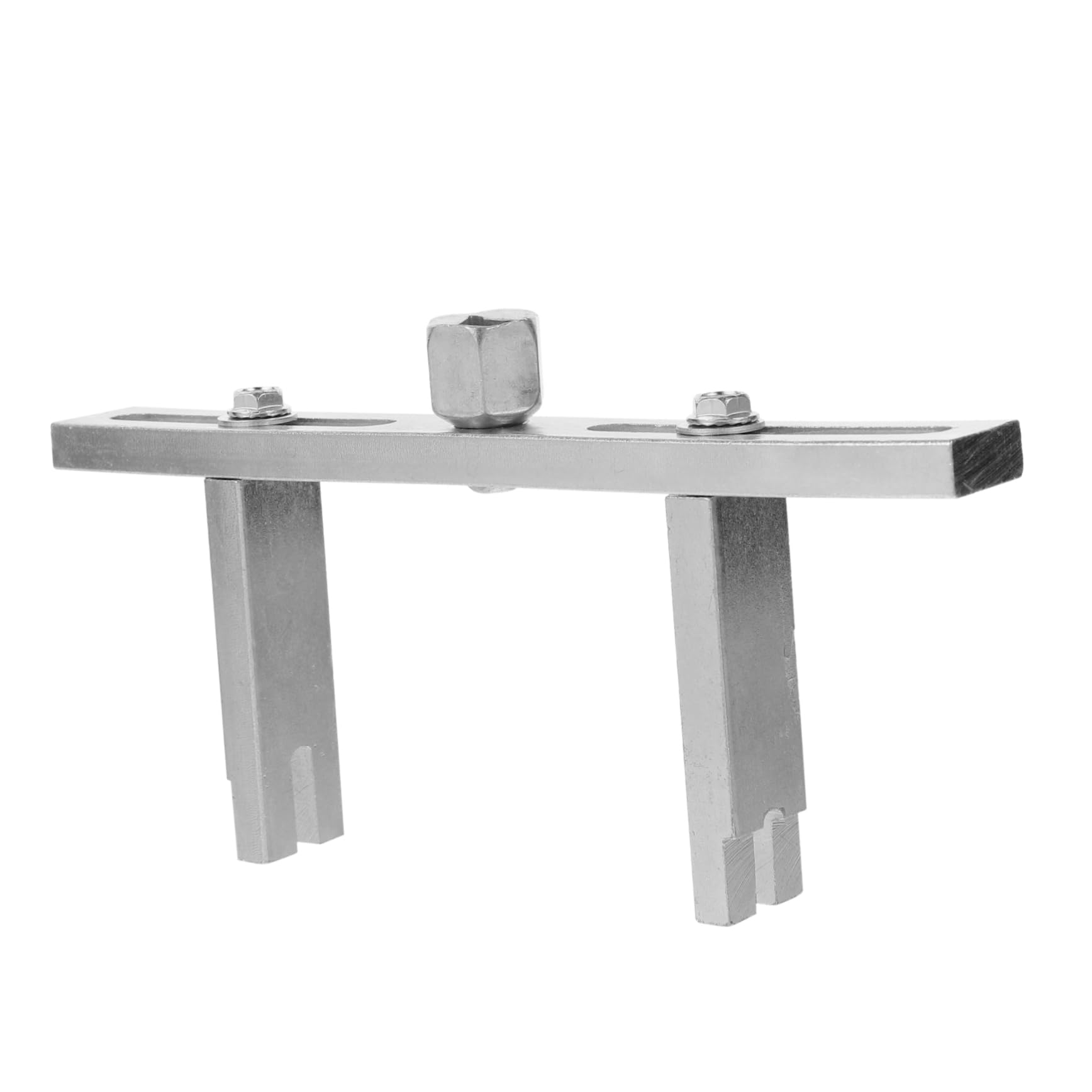 Cabilock Pump Wrench Lid Opener Vehicle Disassembly Tool Automotive Tools Lid Removal Tool Pump Removal Tool Lid Wrench Silver Aluminum Alloy