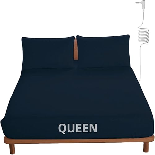 Miniatura 79 de OKOHEY Grounding Fitted Sheets with 15ft Earthing Cord, Queen Size, 90% Organic Cotton + 10% Silver Fiber, Soft & Breathable Grounded Sheet for White