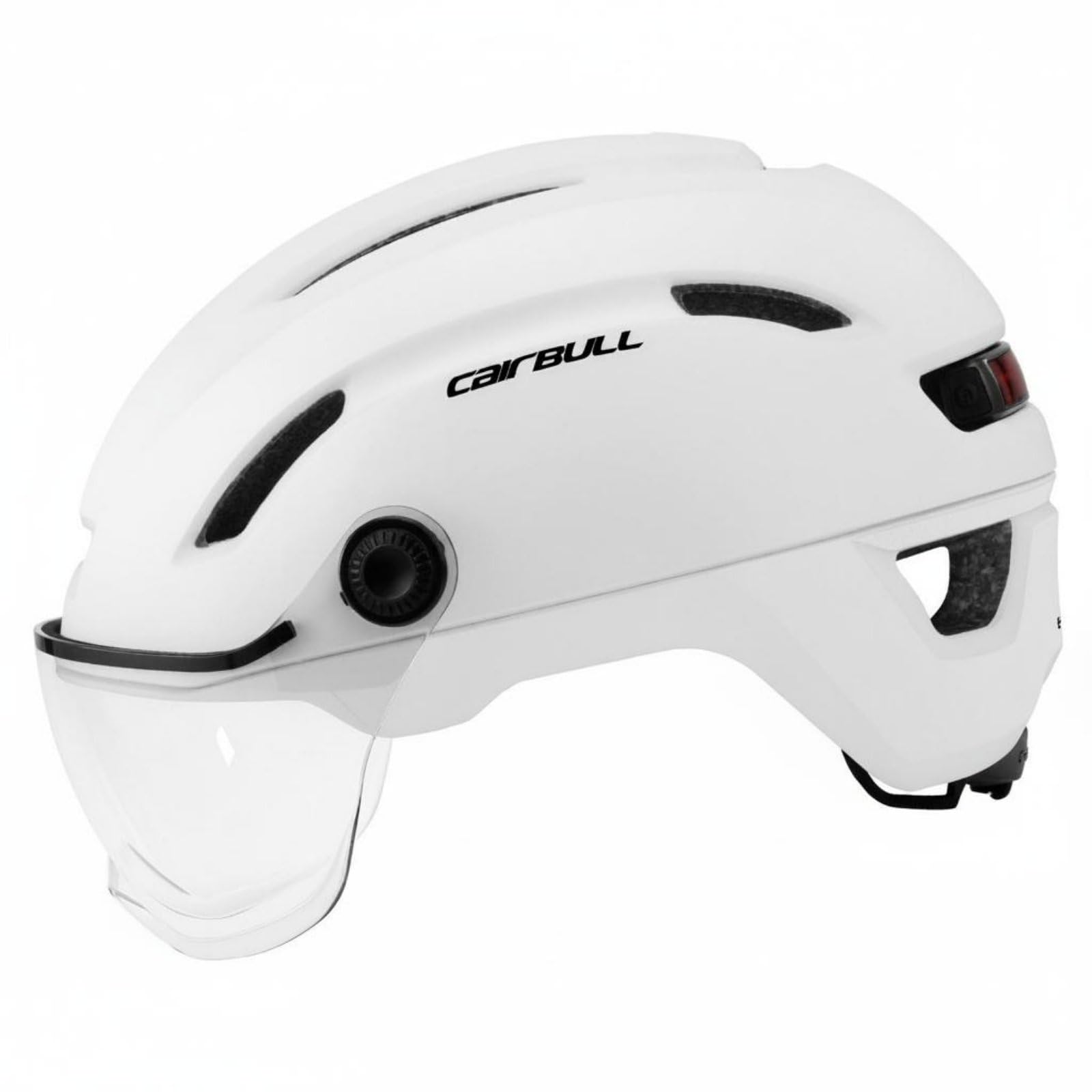 LOVIVER Casque de Vélo Urbain Ville Électrique Commuting avec Visière Claire et Feu Arrière en et PC Certifié CE en 1078 1023 Convient