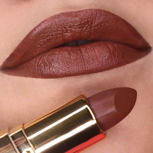Image of Iba Long Stay Matte Lipstick for Women- M03 Toffee Brown, 4g | Creamy Matte Finish & Smooth Texture| Long-Lasting | Hydrated Lips | Enriched with Vitamin E| Intense Colour & Highly Pigmented | Lip Makeup