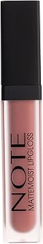 Note Cosmetics Mattemoist Lipgloss 412 Forever Nude Yarı Mat Saten Bitişli Likit Ruj, Nude