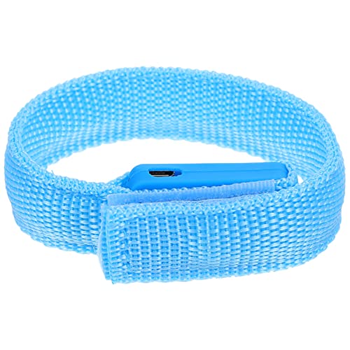 BESPORTBLE Rechargeable LED Glow Bracelet High Visibility Light Up Wrist Band for Outdoor Sports Concerts Bars and Camping USB Rechargeable with Materials