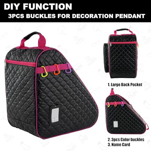 Image of HEXIFUL Skate Bag for Ice, Inline, Roller & Quad Skates - Kids & Adults