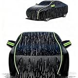 カーカバー、車体カバー 適用 フェラーリ ワールドカップ 1988-1992 1993, 裏起毛全天候防塵防水紫外線日焼け止め耐強風台風対策 反射ストリップ付き丨オックスフォード生地 雨雪 UV 屋外用プロテクター 防水シート 傷防止 耐熱 z2873