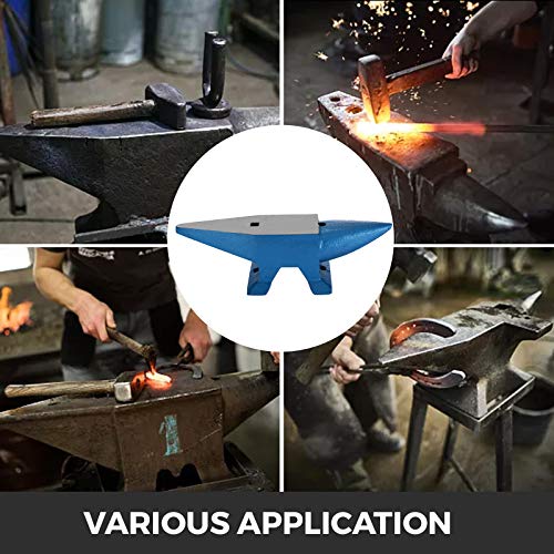 Happybuy Single Horn Anvil 66Lbs Cast Steel Anvil Blacksmith For Sale Forge Tools And Equipment Anvil Rugged Round Horn Anvil Blacksmith Jewelers Metalsmith Blacksmith Tool #TOP7