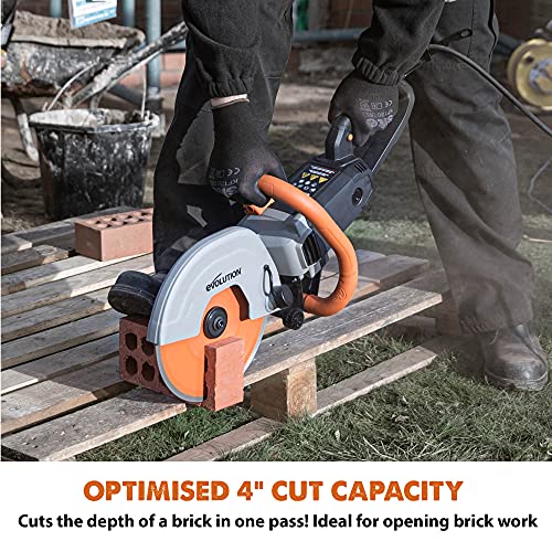 Evolution 10 Inch Multi Material Diamond Blade With Segmented Edge, 7/8 In Bore, Multi-Purpose & Metal Cutting Diamond Blade #TOP3