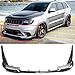 skkyoro Body Kits for Jeep Grand Cherokee SRT/Trackhawk 2017-2021 V4 Style Front Bumper Lip Splitter + Side Skirt Extension Lip Panels Splitte (Carbon Fiber Print)