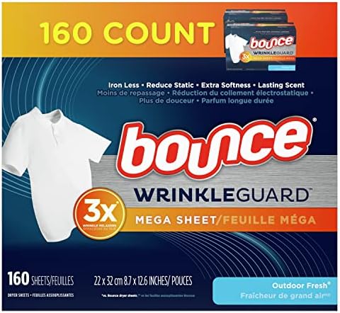 Bounce WrinkleGuard Mega...