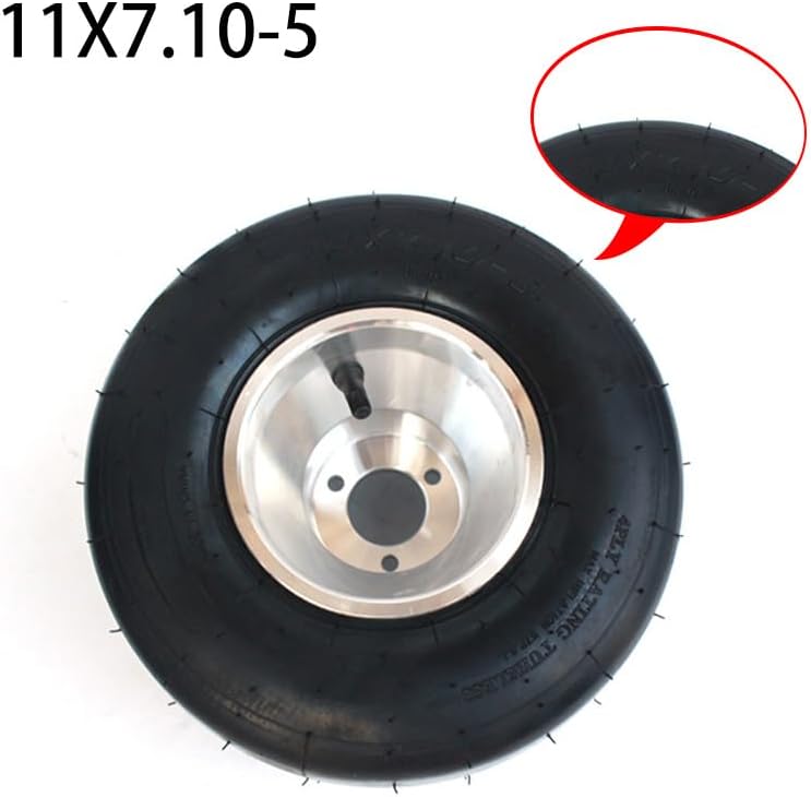 new 10x4.50-5 front or 11x7.10-5 rear wheel for Four Wheel GO KART KARTING ATV UTV Buggy Quad Vacuum tyre tire with rim(11X7.10-5 wheel)