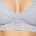Amazon Brand - Mae Women's Lace Racerback Bralette with Removable Pads (for A-C cups),Dapple Grey,Small