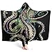 Produktbild Millancty Farbige Octopus Kapuzendecke Superweiche Flanelldecke Hoodie Wele Decke 50 'x 40'