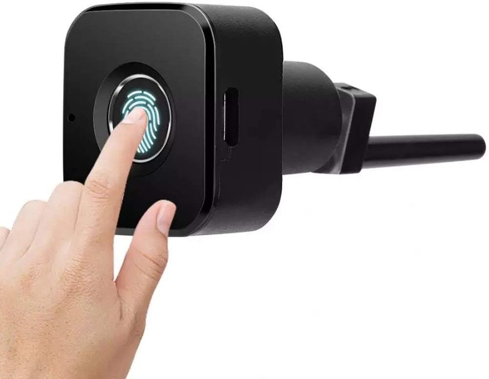Right Side Smart Fingerprint Keyless Safety Lock for Cabinet Drawer USB Charging Fingerprint Lock