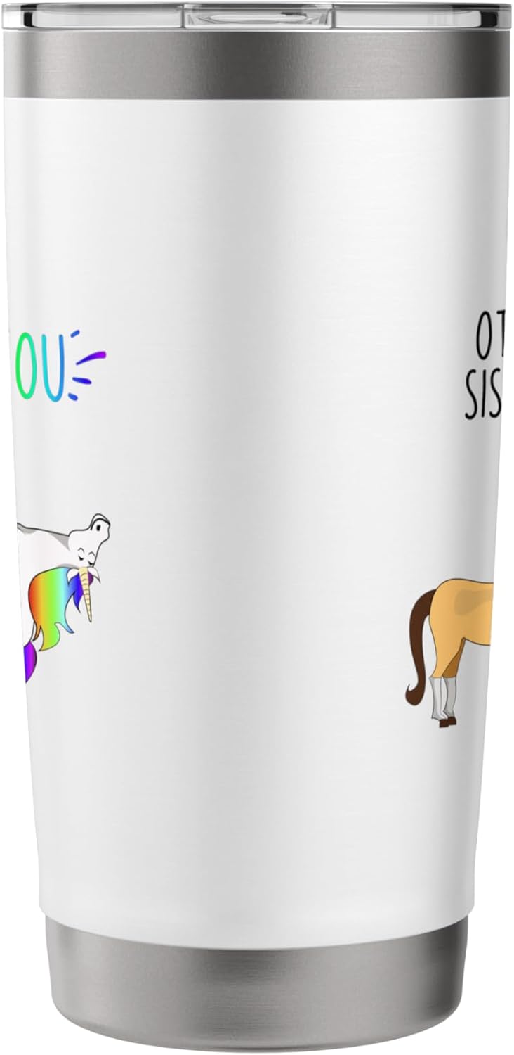 Other Sisters You Unicorn vs Horse Stainless Steel Insulated Tumbler - Image 4
