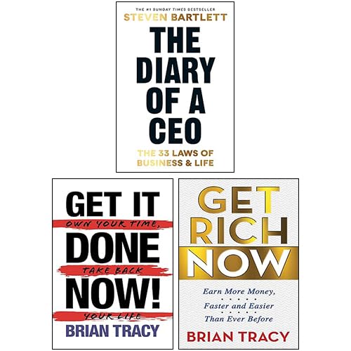 The Diary of a CEO, Get Rich Now, Get It Done Now 3 Books Collection Set