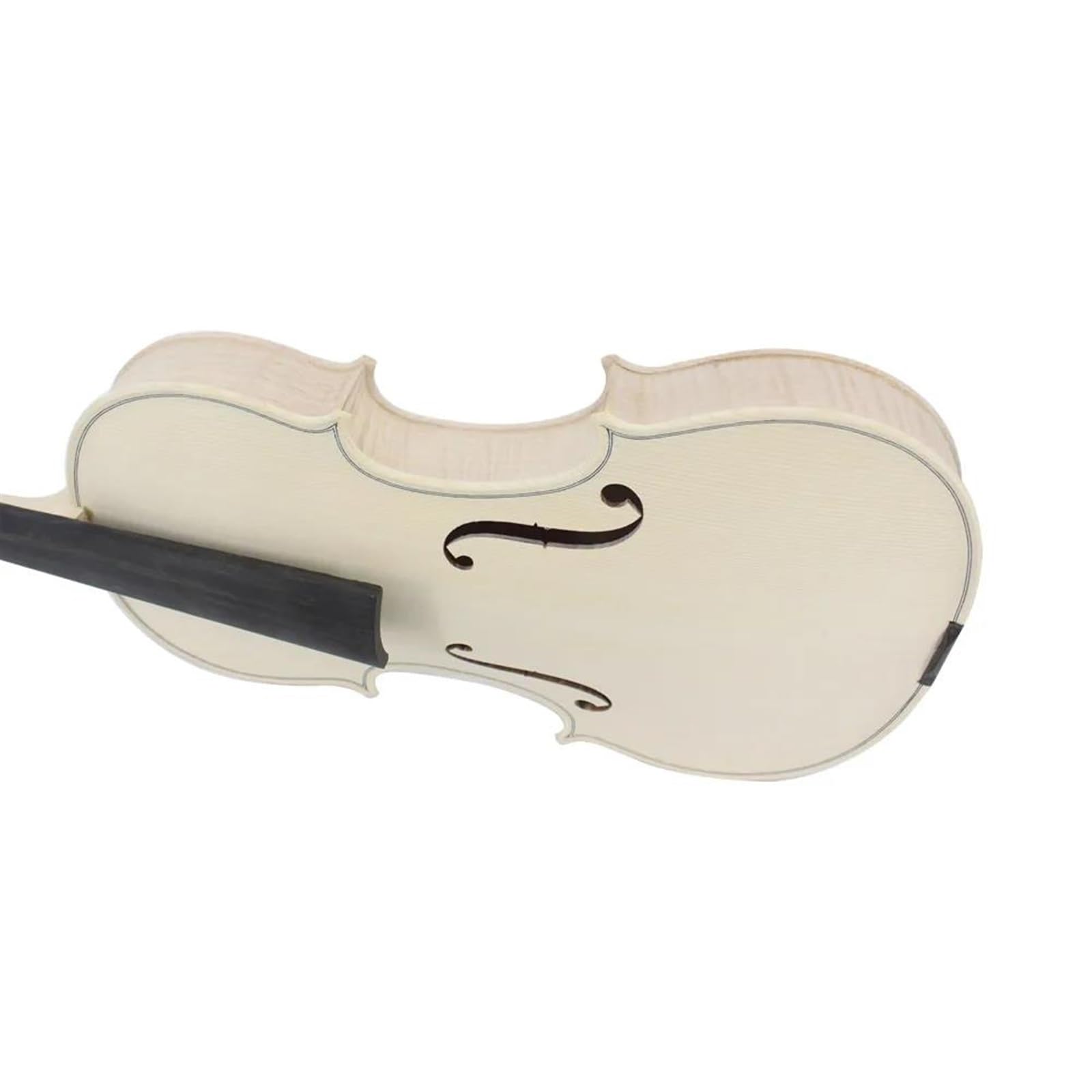 Violino Incompiuto Selettivo 15 Anni Essiccato Naturale Fondo In Acero Fiammato Top In Abete Bianco Bianco Fatto A Mano(Violin,4/4)
